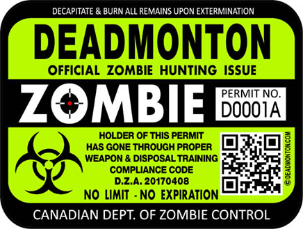 Deadmonton Zombie Hunting Permet